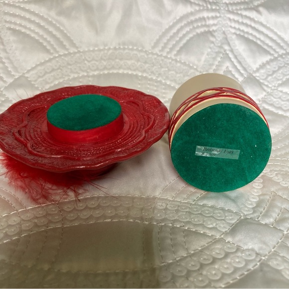 Vintage Sarna “Bedroom Eyes “ Hat Trinket Box - Picture 5 of 9